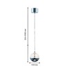 Миниатюра фото подвесной светодиодный светильник favourite ballonger 4327-1p | 220svet.ru