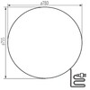 Миниатюра фото садовый светильник kanlux stono 780 n 36594 | 220svet.ru