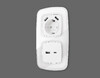 Миниатюра фото лицевая панель для розетки 2usb a+c ambrella volt quant omega op1310 | 220svet.ru