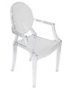 Миниатюра фото набор 2 шт стул обеденный dobrin louis ghost lmzl-рс801-n2-13422 | 220svet.ru