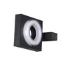 Миниатюра фото уличный настенный светодиодный светильник odeon light nature 6654/6wl черный | 220svet.ru