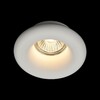 Миниатюра фото встраиваемый светильник maytoni gyps dl006-1-01-w | 220svet.ru