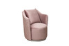 Миниатюра фото кресло verona вращающееся велюровое розовое/хром garda decor 179vd-verona/vd-colt007 | 220svet.ru