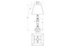Миниатюра фото настольная лампа garda decor 22-86639tl | 220svet.ru