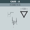Миниатюра фото садовый светильник-столбик fumagalli aloe`.r/g250 g25.163.000.aye27 | 220svet.ru