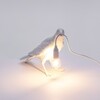 Миниатюра фото настольная лампа bird white waiting | 220svet.ru