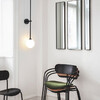 Миниатюра фото настенный светильник imperium loft lines ball 72 black 278411-26 | 220svet.ru