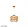 Миниатюра фото подвесная люстра ilamp md0276-6a gold+clear | 220svet.ru