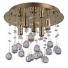 Миниатюра фото потолочный светильник ideal lux moonlight pl5 oro | 220svet.ru
