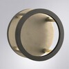 Миниатюра фото уличный настенный светодиодный светильник arte lamp hassaleh a3370al-1bk | 220svet.ru
