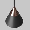 Миниатюра фото трековый светодиодный подвесной светильник maytoni cono elasity tr166-1-7w3k-m-b | 220svet.ru