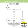 Миниатюра фото подвесной уличный светильник fumagalli sichem/g250 3l. g25.120.s30.bxe27 | 220svet.ru
