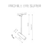 Миниатюра фото трековый светильник nowodvorski profile eye super 9324 | 220svet.ru