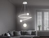 Миниатюра фото подвесной светодиодный светильник ambrella light comfort linetech fl66299 | 220svet.ru