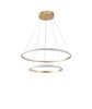 Миниатюра фото подвесная светодиодная люстра zortes ringolight zrs.33320.63c | 220svet.ru