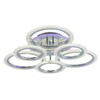 Миниатюра фото потолочная светодиодная люстра profit light 8086/3+3 chr a | 220svet.ru