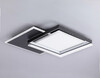 Миниатюра фото настенно-потолочный светодиодный светильник с пультом ду ambrella light acrylica fa7723 | 220svet.ru