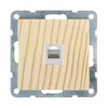 Миниатюра фото розетка lk studio компьютерная rj-45 кат. 5е с накладкой (сосна) lk60 866125-1 | 220svet.ru
