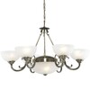 Миниатюра фото подвесная люстра arte lamp windsor white a3777lm-6-2ab | 220svet.ru
