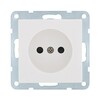 Миниатюра фото розетка lk studio без з/к, со шторками (белый) lk80 843304-1 | 220svet.ru
