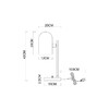 Миниатюра фото настольная лампа arte lamp cassel a5454lt-1pb | 220svet.ru