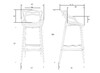 Миниатюра фото набор 3 шт стул барный dobrin masters bar lmzl-pp601c-n3-13307 | 220svet.ru