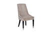 Миниатюра фото стул велюровый жемчужно-серый garda decor elegante-2k-жем.сер-cat4 | 220svet.ru
