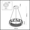 Миниатюра фото подвесная светодиодная люстра odeon light crossa 5072/60l золотой | 220svet.ru
