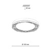 Миниатюра фото настенно-потолочный светодиодный светильник sonex mitra infinita 7728/112l | 220svet.ru