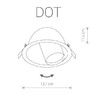 Миниатюра фото встраиваемый светильник nowodvorski dot 9378 | 220svet.ru