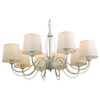 Миниатюра фото подвесная люстра arte lamp orlean a9310lm-8wg | 220svet.ru