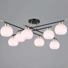 Миниатюра фото потолочная люстра illumico il0446-8csq-24 bk ab libra | 220svet.ru