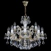 Миниатюра фото подвесная люстра artglass maria terezia 28 ce | 220svet.ru