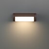 Миниатюра фото фасадный светильник светодиодный odeon light twinset 7118/12wl коричневый | 220svet.ru