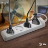 Миниатюра фото удлинитель электрический эра ux(6)-4-3m без заземления 4 розетки 3м пвс 2 x 0,75 мм2 6а белый б0038570 | 220svet.ru