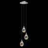 Миниатюра фото подвесной светодиодный светильник delight collection md24001004-3a chrome/clear | 220svet.ru