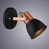 Миниатюра фото спот arte lamp a1677ap-1bk | 220svet.ru