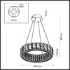 Миниатюра фото подвесной светодиодный светильник odeon light version 5071/60l золотой | 220svet.ru