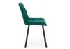Миниатюра фото стул на металлокаркасе woodville челси п зеленый / черный np 632512 | 220svet.ru