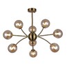 Миниатюра фото подвесная люстра escada infinity 10164/9pl copper | 220svet.ru