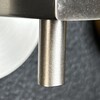 Миниатюра фото бра rh boule de cristal single sconce никель | 220svet.ru