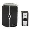 Миниатюра фото звонок беспроводной (ul-00006434) uniel udb-015w-r1t1-36s-100m-wh/bl | 220svet.ru