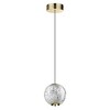 Миниатюра фото подвесной светодиодный светильник odeon light crustal 5008/5la | 220svet.ru