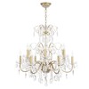 Миниатюра фото подвесная люстра crystal lux odelis sp12 gold | 220svet.ru