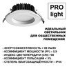 Миниатюра фото встраиваемый светодиодный светильник novotech drum 359413 | 220svet.ru