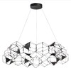 Миниатюра фото подвесная светодиодная люстра odeon light trellis 5087/68l черный | 220svet.ru
