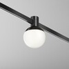 Миниатюра фото трековый магнитный светодиодный светильник maytoni luna flarity tr149-1-5w4k-b | 220svet.ru