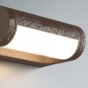 Миниатюра фото фасадный светильник светодиодный odeon light twinset 7118/12wl коричневый | 220svet.ru
