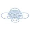 Миниатюра фото потолочная светодиодная люстра profit light 8076/8 wht | 220svet.ru