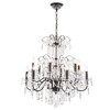 Миниатюра фото подвесная люстра crystal lux odelis sp12 gold | 220svet.ru